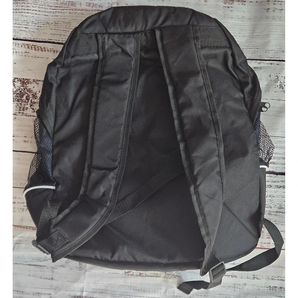 FlightSafety International Backpack Black Blue Travel Laptop Bag Padded Straps